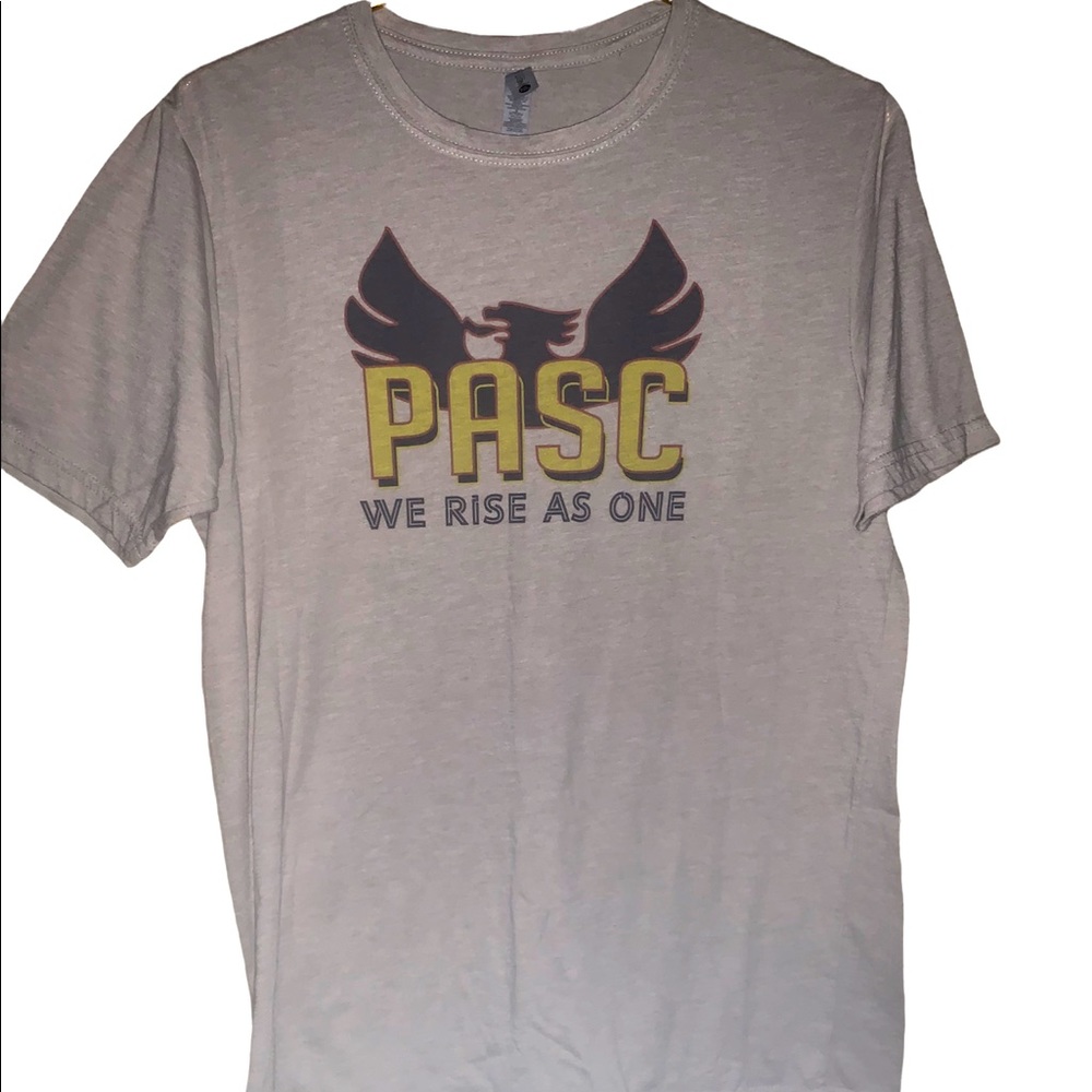 PASC We Rise As One graphic T-shirt.